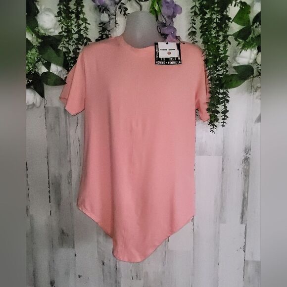 Homme + Femme LA Triple Layer Shirt in Pink - Picture 8 of 14